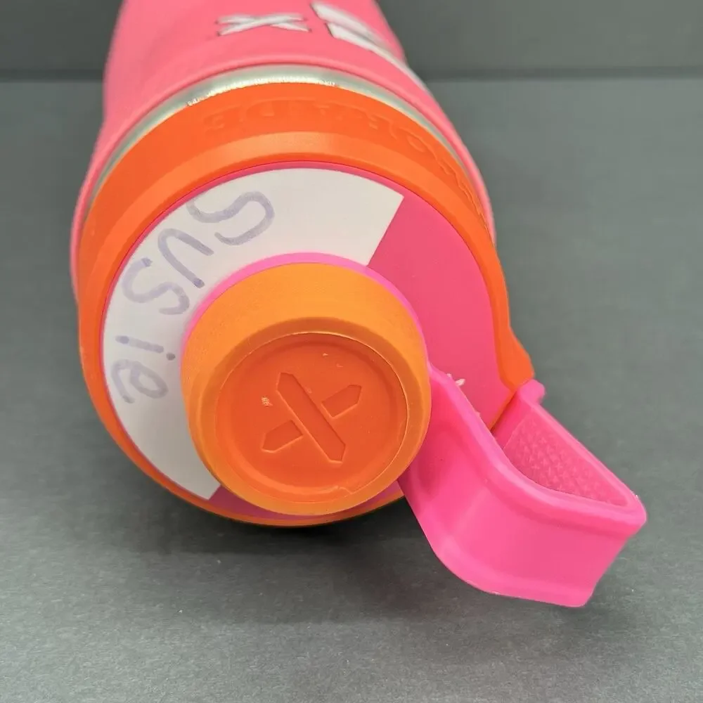 Gatorade Gx Pink Twist Top Lid Stainless Steel 32oz Sports Water Bottle